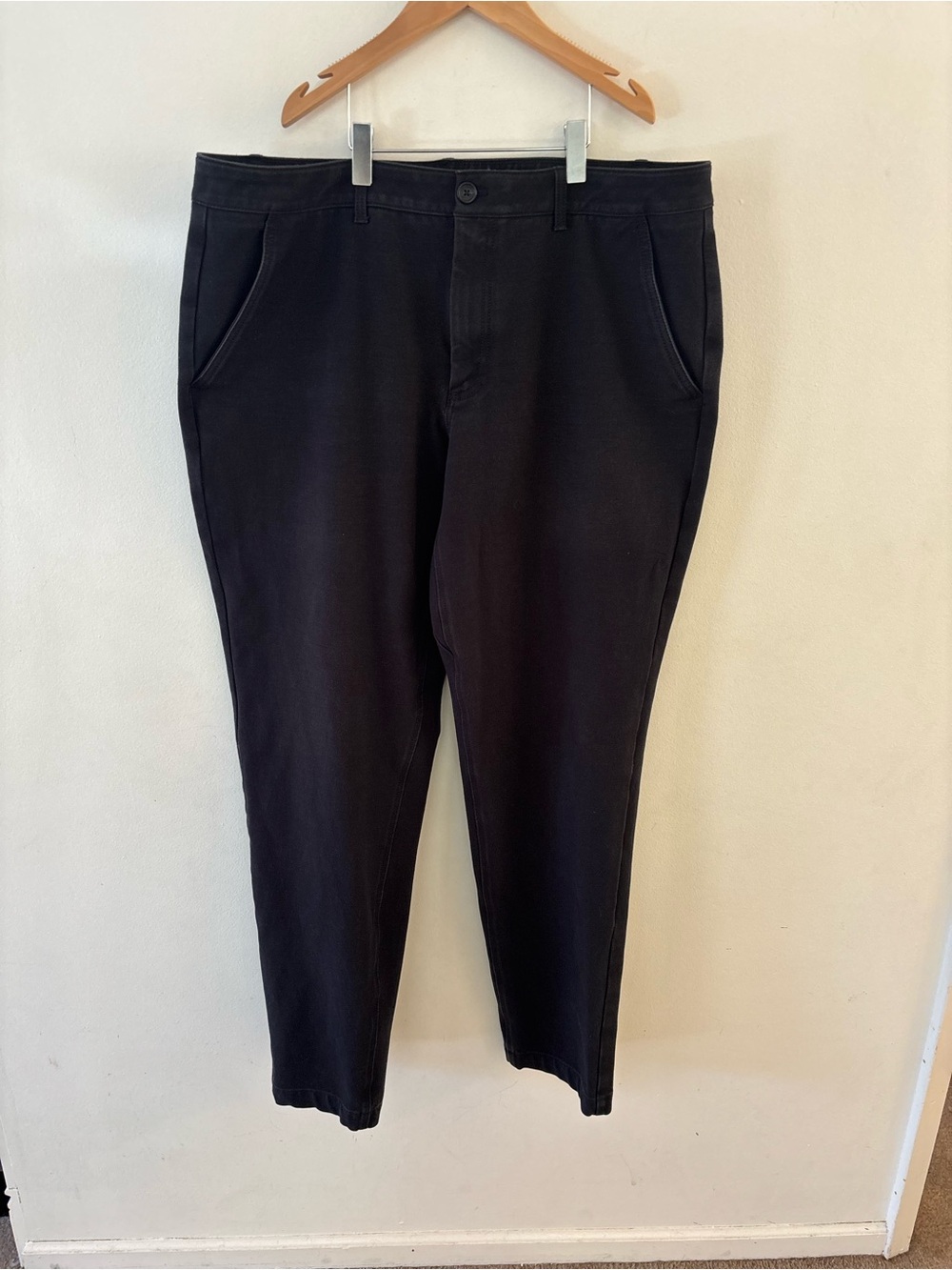 Kit and Ace - Black Men's Chinos Trouser Pants, Size 38, Good Condition, Comfy